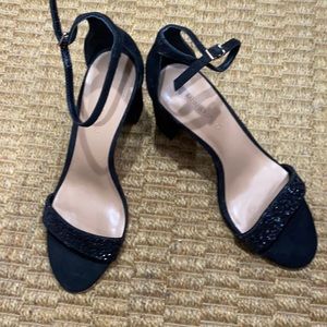 New Banana republic suede sparkle heals size 8.5